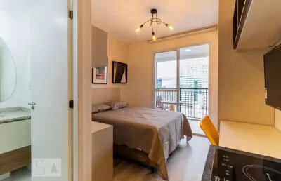 Kitnet / stúdio para aluguel - consolação, 1 quarto,  25 m² - são paulo