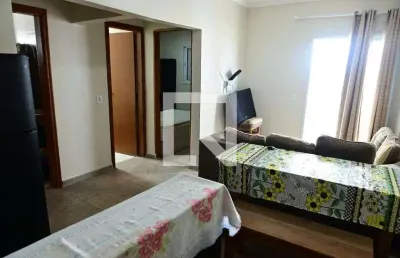 Apartamento para aluguel - maracanã, 2 quartos,  45 m² - praia grande