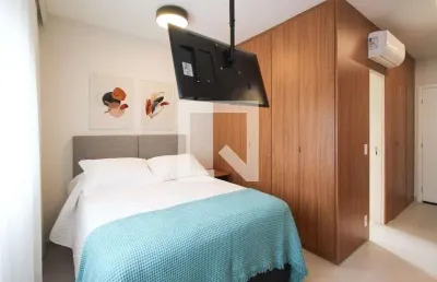 Kitnet / stúdio para aluguel - vila olímpia, 1 quarto,  24 m² - são paulo