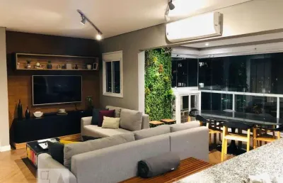 Apartamento para aluguel - panamby, 1 quarto,  73 m² - são paulo