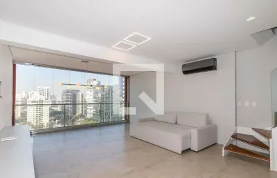 Apartamento para aluguel - vila olímpia, 1 quarto,  87 m² - são paulo