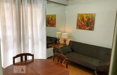 Kitnet / stúdio para aluguel - batel, 1 quarto,  40 m² - curitiba