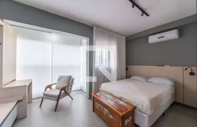 Kitnet / stúdio para aluguel - brooklin, 1 quarto,  24 m² - são paulo