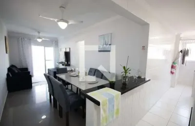Apartamento para aluguel - vilamar, 2 quartos,  62 m² - praia grande