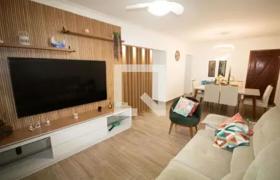 Apartamento para aluguel - vila caiçara, 2 quartos,  112 m² - praia grande
