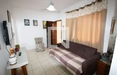Apartamento para aluguel - canto do forte, 1 quarto,  71 m² - praia grande