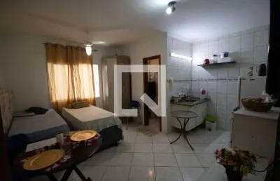Apartamento para aluguel - nova mirim, 1 quarto,  30 m² - praia grande