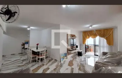 Apartamento para aluguel - guilhermina, 3 quartos,  120 m² - praia grande