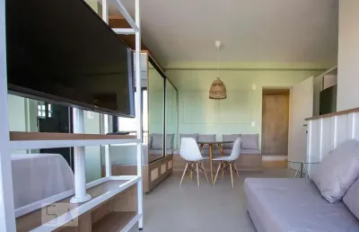 Kitnet / stúdio para aluguel - saco dos limões, 1 quarto,  40 m² - florianópolis