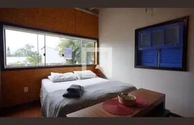 Kitnet / stúdio para aluguel - rio tavares, 1 quarto,  15 m² - florianópolis