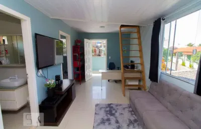 Casa para aluguel - monte cristo, 3 quartos,  70 m² - florianópolis