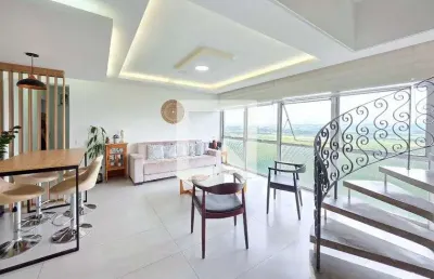 Cobertura para aluguel - centro, 3 quartos,  194 m² - são josé dos campos