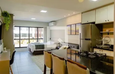 Kitnet / stúdio para aluguel - campeche, 1 quarto,  39 m² - florianópolis