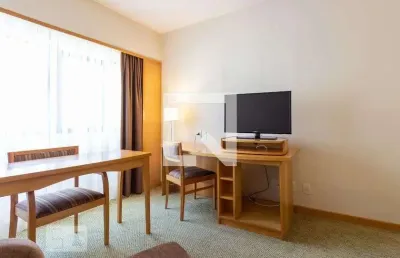 Apartamento para aluguel - alphaville, 1 quarto,  38 m² - barueri
