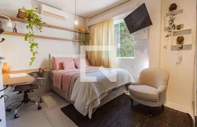 Apartamento para aluguel - centro, 1 quarto,  15 m² - florianópolis