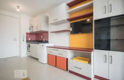Kitnet / stúdio para aluguel - brooklin, 1 quarto,  25 m² - são paulo