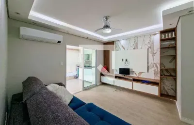 Apartamento para aluguel - vila caiçara, 2 quartos,  100 m² - praia grande