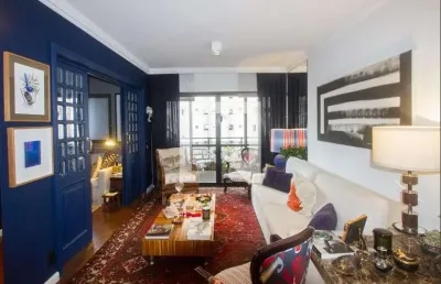 Apartamento para aluguel - brooklin, 3 quartos,  125 m² - são paulo