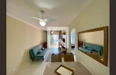 Apartamento para aluguel - vila caiçara, 2 quartos,  85 m² - praia grande