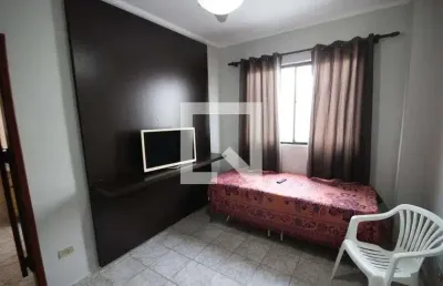Apartamento para aluguel - vilamar, 1 quarto,  45 m² - praia grande
