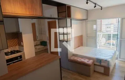 Apartamento para aluguel - jardim, 1 quarto,  29 m² - santo andré