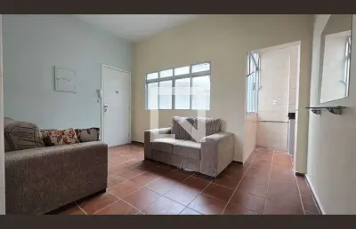 Apartamento para aluguel - embaré, 2 quartos,  60 m² - santos