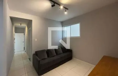 Apartamento para aluguel - gonzaga , 1 quarto,  55 m² - santos