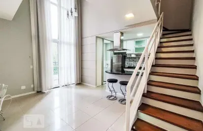 Apartamento para aluguel - panamby, 1 quarto,  84 m² - são paulo