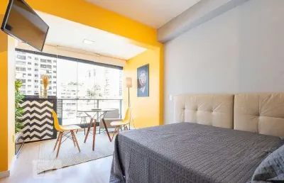 Kitnet / stúdio para aluguel - pinheiros, 1 quarto,  28 m² - são paulo