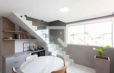 Cobertura para aluguel - maria helena, 3 quartos,  136 m² - belo horizonte