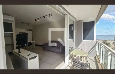 Kitnet / stúdio para aluguel - gonzaga , 1 quarto,  44 m² - santos