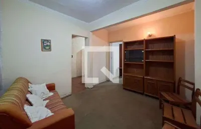 Apartamento para aluguel - boqueirão, 1 quarto,  45 m² - praia grande