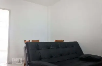 Apartamento para aluguel - guilhermina, 1 quarto,  45 m² - praia grande