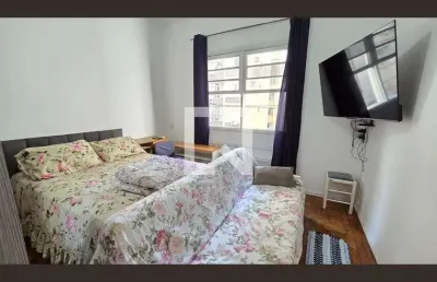 Apartamento para aluguel - boqueirão, 1 quarto,  50 m² - santos