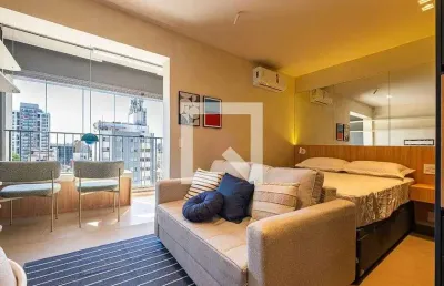 Kitnet / stúdio para aluguel - pinheiros, 1 quarto,  30 m² - são paulo
