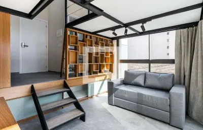Apartamento para aluguel - pinheiros, 1 quarto,  29 m² - são paulo