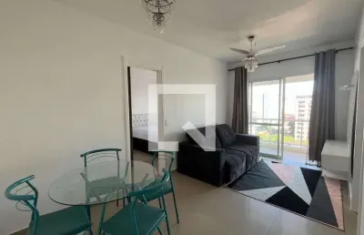 Apartamento para aluguel - boqueirão, 1 quarto,  50 m² - santos
