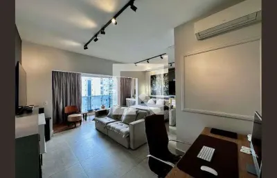 Apartamento para aluguel - brooklin, 1 quarto,  49 m² - são paulo