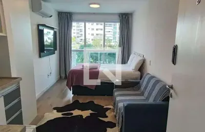 Kitnet / stúdio para aluguel - jacarepaguá, 1 quarto,  25 m² - rio de janeiro
