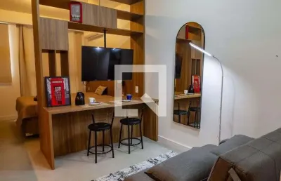 Kitnet / stúdio para aluguel - trindade, 1 quarto,  31 m² - florianópolis