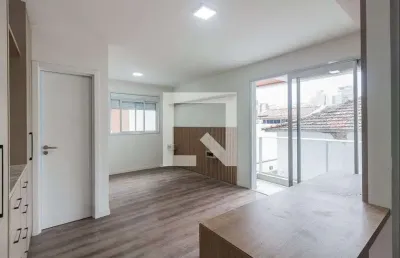 Kitnet / stúdio para aluguel - centro, 1 quarto,  40 m² - florianópolis