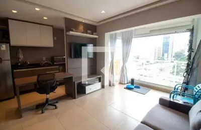 Kitnet / stúdio para aluguel - brooklin, 1 quarto,  37 m² - são paulo
