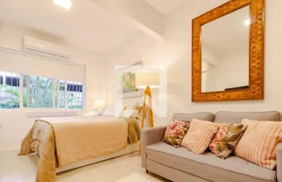 Kitnet / stúdio para aluguel - copacabana, 1 quarto,  30 m² - rio de janeiro