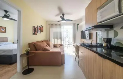 Apartamento para aluguel - brooklin, 1 quarto,  27 m² - são paulo