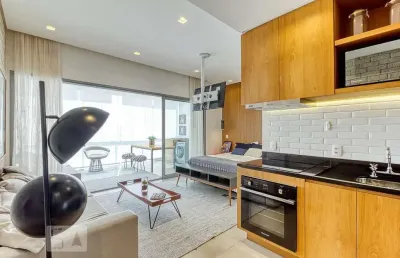 Kitnet / stúdio para aluguel - moema, 1 quarto,  45 m² - são paulo