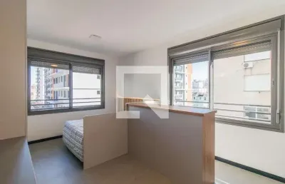 Kitnet / stúdio para aluguel - centro histórico, 1 quarto,  29 m² - porto alegre