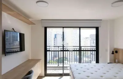 Kitnet / stúdio para aluguel - santa cecília, 1 quarto,  24 m² - são paulo