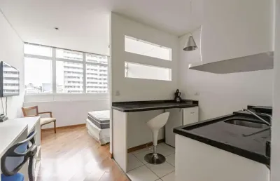 Kitnet / stúdio para aluguel - centro, 1 quarto,  35 m² - curitiba