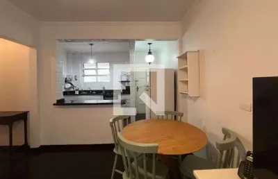 Apartamento para aluguel - gonzaga , 1 quarto,  63 m² - santos