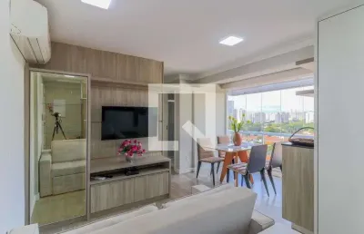 Apartamento para aluguel - campo belo, 1 quarto,  33 m² - são paulo